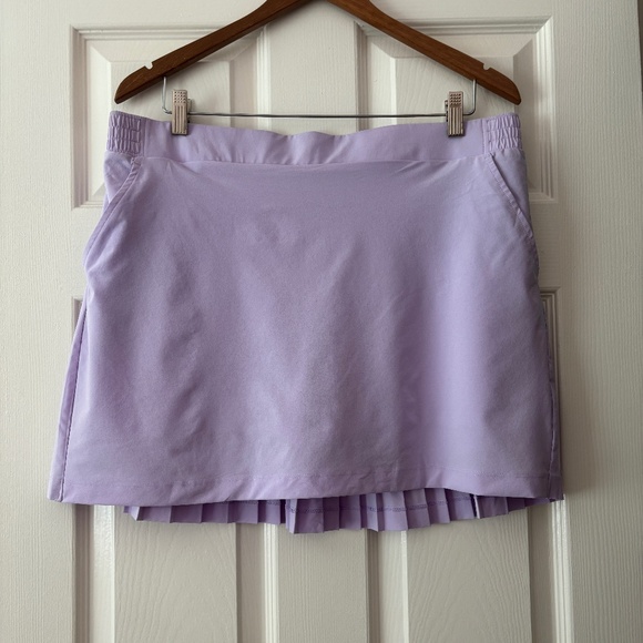 CALIA 16" ACE Golf Skort - Lilac/Lavender Size XL - Picture 2 of 10